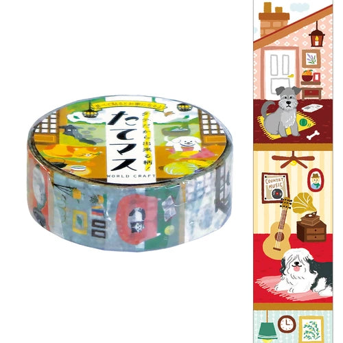 Dog Cat Animal Notebook Stationery Washi Tape Decoration